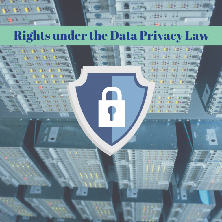Rights under the Data Privacy law DivinaLaw