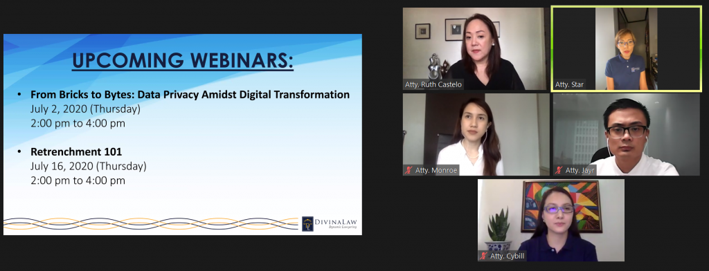 DivinaLaw conducts a webinar on E-commerce