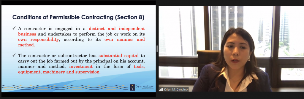 DivinaLaw lawyers share legal expertise in a number of online learning sessions