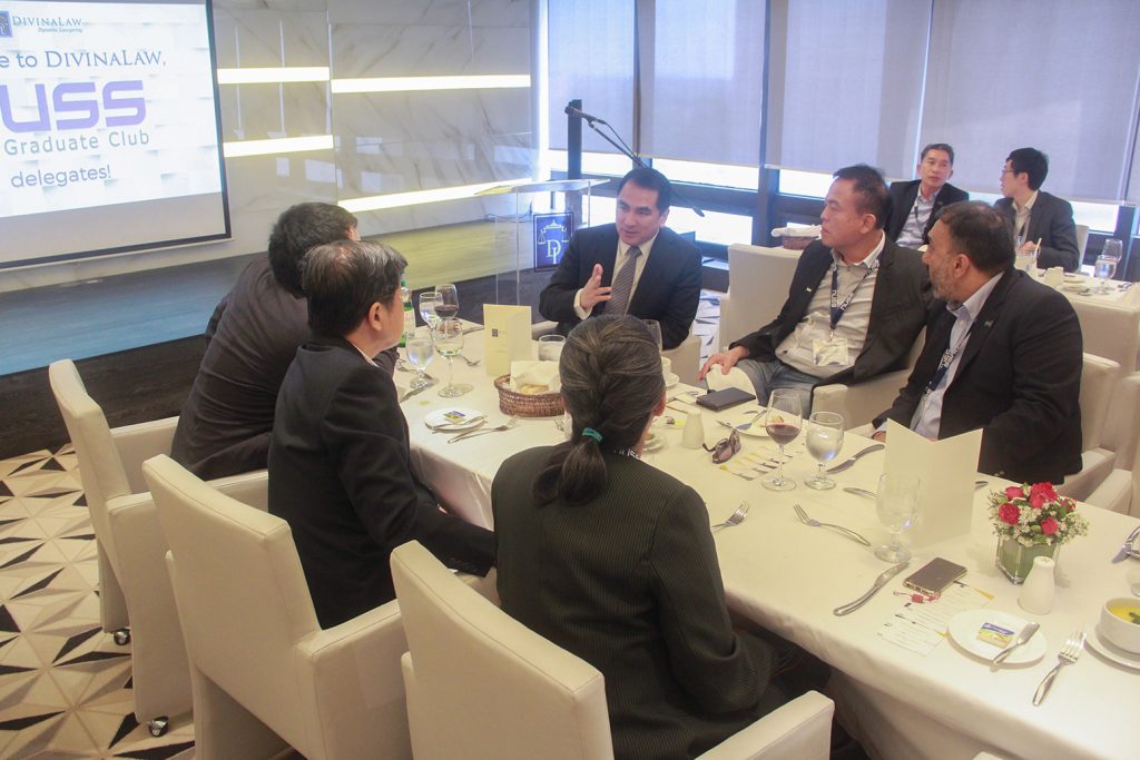 DivinaLaw hosts luncheon for NUSS delegates