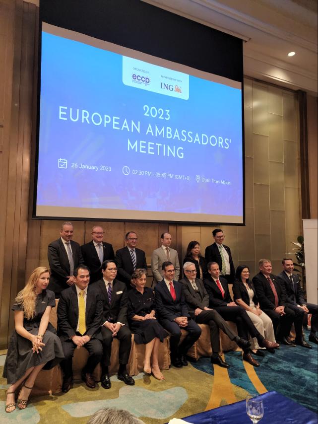 Atty. Divina speaks at ECCP European Ambassadors Meeting