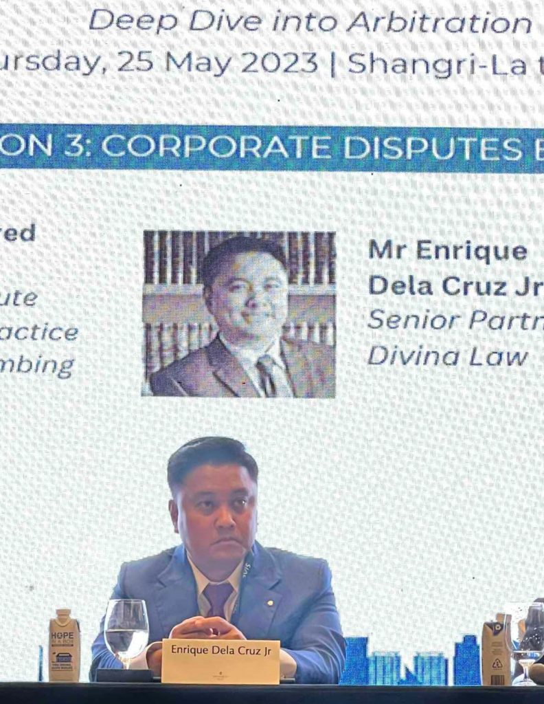 DivinaLaw at the 2023 SIAC Manila Conference