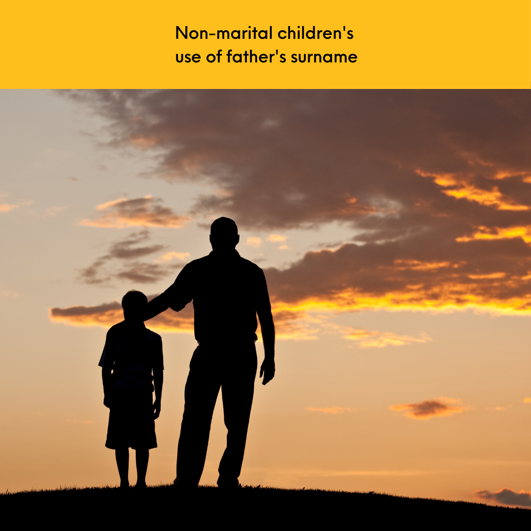 Use of father’s surname, the child’s decision DivinaLaw